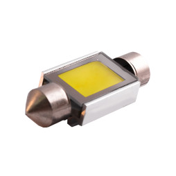 LED car lamp S85-36mm-3W COB white 12V LEDUA