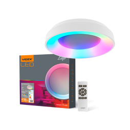 LED round surface-mounted lamp EDGE-RC-72W-WHITE RGB 175-265V (VLE-ERC-RGB-72W) VIDEX