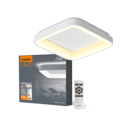 LED square surface-mounted lamp EDGE-SC-72W-WHITE 2700-6000K 175-265V (VLE-ESC-72W) VIDEX