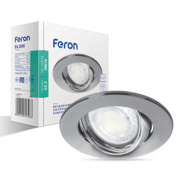 Built-in luminaire Feron DL308 under the lamp chrome