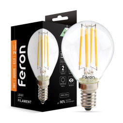LED lamp Feron Filament LB-61 4W E14 4000K