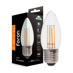 LED lamp Feron Filament LB-58 4W E27 4000K