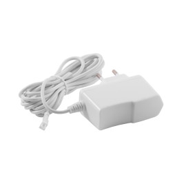 Power supply 12W-IP44 1A plastic 3000mm-wire 12V socket white mini mother LEDUA