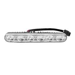 Daytime running lights HDX-D027A, 6 concave 12V white LEDUA