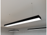 LED pendant linear lamp "N24-1600" 220V 90W white light black color LEDUA