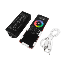 RGB RF Music controller 18A 12-24V Radio - Touch 8 buttons #175