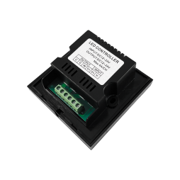 Controller with terminals W+WW 2-channel, black 8A 12-24V Touch panel 2 buttons #180