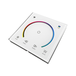 Controller with terminals RGB, white 12A 12-24V Touch panel 6 buttons #183