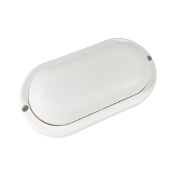 LED lamp for housing and communal services 12W 220-240V 900LM 6500K IP65 "Atlas" EKO oval white / LM32011 Lemanso