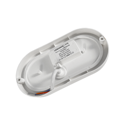 LED lamp for housing and communal services 12W 220-240V 900LM 6500K IP65 "Atlas" EKO oval white / LM32011 Lemanso