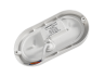 LED lamp for housing and communal services 12W 220-240V 900LM 6500K IP65 "Atlas" EKO oval white / LM32011 Lemanso