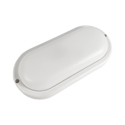 LED lamp for housing and communal services 18W 220-240V 1350LM 6500K IP65 "Atlas" EKO oval white / LM32013 Lemanso