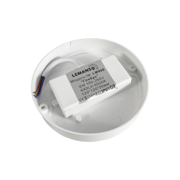 LED lamp for housing and communal services 8W 180-265V 640LM 6500K IP65 "Globus" round white / LM900 Lemanso