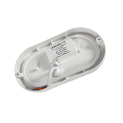 LED lamp for housing and communal services 8W 220-240V 600LM 6500K IP65 "Atlas" EKO oval white / LM32010 Lemanso