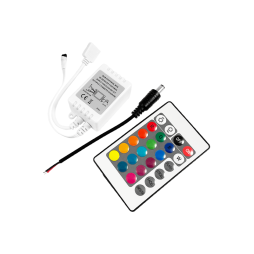 RGB controller 12A 12V IR 24 buttons #20 (1009325) AVT