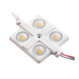 LED modules 5630-4smd 12V IP65 with lens white LEDUA