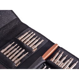 Set of heads and bits with handle 25pcs LTL10114 Lemanso