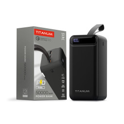 Power bank 50000mAh TITANUM 741S 22.5W Black