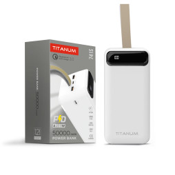 Power bank 50000mAh TITANUM 741S 22.5W White