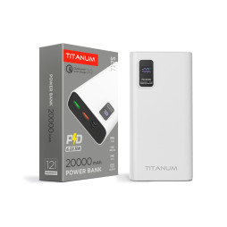 Power bank TITANUM 727S 20000mAh 22.5W White