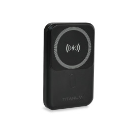 Power bank with wireless charging 10000mAh TITANUM MA02 22.5W Black