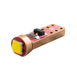 LED car lamp T5-3030-1smd lens white 12V LEDUA