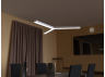 LED pendant lamp, ceiling collapsible "Y" 220V 86W 6480Lm 3500k 500*500*500 with external unit LEDUA