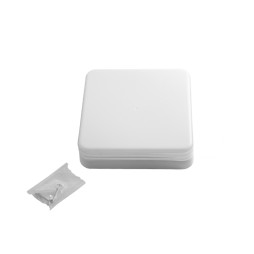 LED surface-mounted lamp square Silver 18watt 186/265V IP44 neutral color AVT