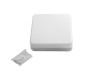 LED surface-mounted lamp square Silver 18watt 186/265V IP44 neutral color AVT