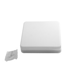 LED surface-mounted lamp square Silver 24watt 185/265V IP44 neutral color AVT