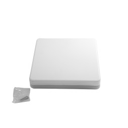 LED surface-mounted lamp square Silver 36watt 185/265V IP44 neutral color #496 AVT