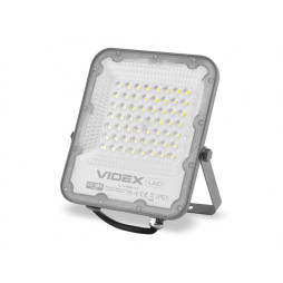 LED floodlight F2 30W 5000K 12-48V gray (VL-F2-305G-12V) PREMIUM VIDEX