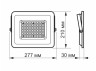 LED floodlight F2e 100W 5000K 220V (VL-F2e-1005W) VIDEX