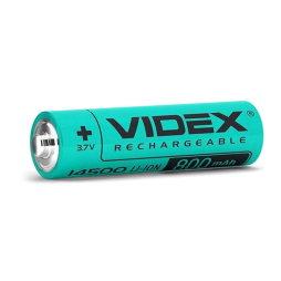 Battery 14500 (without protection) 800mAh bulk10 Li-lon Videx