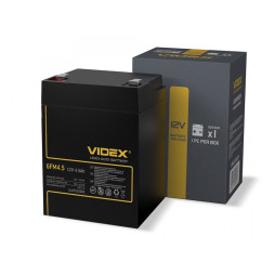 Lead-acid battery 6FM4.5 12V/4.5Ah color box 1 Videx