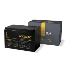 Lead-acid battery 6FM9 12V/9Ah color box 1 Videx