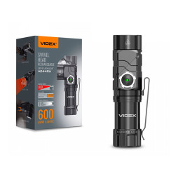 Portable LED flashlight VLF-A244RH 600Lm 5000K Videx