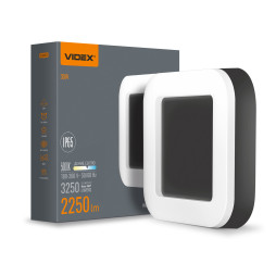 LED lamp ART IP65 square VIDEX 30W 5000K Black