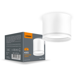 VIDEX GX53 surface-mounted lamp White (VL-SPF35A-W)