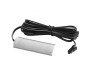 LED lamp for lighting furniture shelves surface-mounted 12V/DC 0.72w white light black wire LEDUA