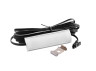 LED lamp for lighting furniture shelves surface-mounted 12V/DC 0.72w white light black wire LEDUA