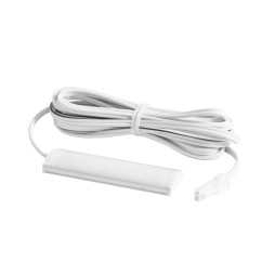 LED lamp for lighting furniture shelves surface-mounted 12V/DC 0.72w white light white wire LEDUA