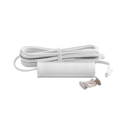 LED lamp for lighting furniture shelves surface-mounted 12V/DC 0.72w white light white wire LEDUA