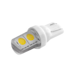 LED auto lamp T10-5050-4smd in silicone white 12V LEDUA