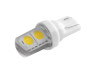 LED auto lamp T10-5050-4smd in silicone white 12V LEDUA
