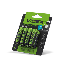 Videx LR6/AA alkaline battery 8pcs BLISTER CARD