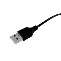 USB A male 2 pin (black) extension cable 300mm