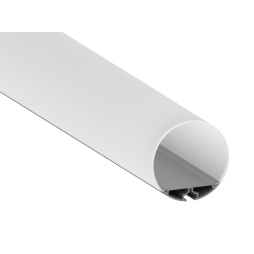 Aluminum profile for LED strip AL-30-1 2 meters anodized suspended round LEDUA