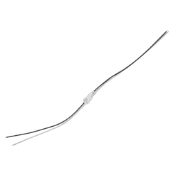 Connector "female" - wire + "male" - wire gray white