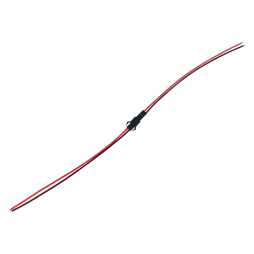 Connector "female" - wire + "male" - wire red black